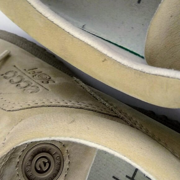Ecco Soft Women's Shoes Beige Oxford Sneakers US 8 / 8.5 - Picture 10 of 11